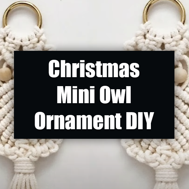 Christmas Mini Owl Ornament DIY