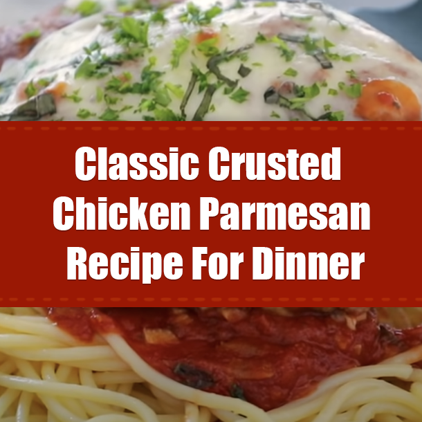 Classic Crusted Chicken Parmesan Recipe For Dinner