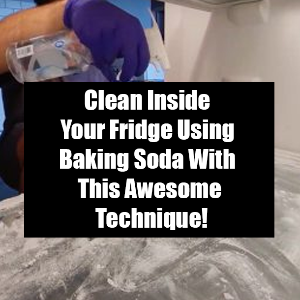 Clean Inside Your Fridge Using Baking Soda With This Awesome Technique!