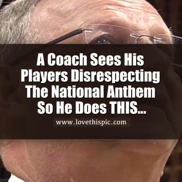 Coach Sees His Players Disrespecting National Anthem, Teaches Them A Lesson They’ll Never Forget