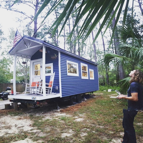 College student fed up with paying rent builds tiny home with a $15K budget to live debt-free - picture 6