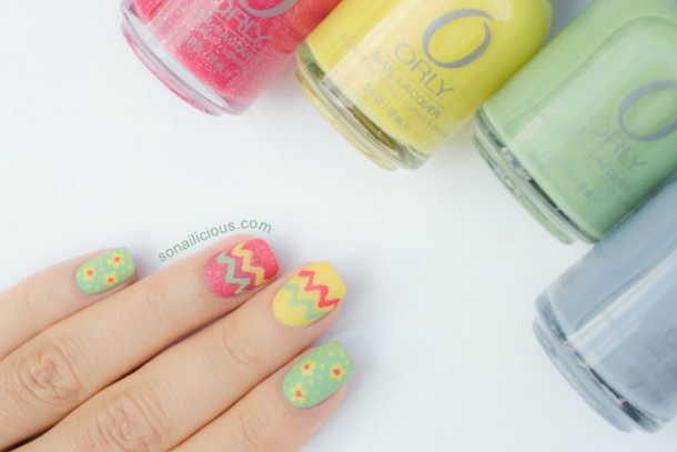 Colorful, Vibrant and Springy DIY Nail Art for Easter - picture 2