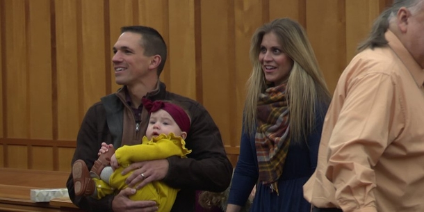 Cop adopts baby discovered in Safe Haven Baby Box after she was hospitalized with stroke - picture 2