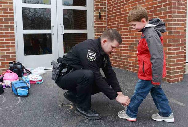 Cop Saves 8-Year-Old From Abusive Father. 10 Years Later, He Becomes A Cop And Saves Others - picture 3