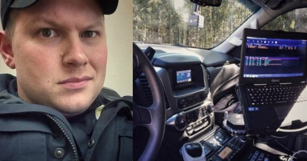 Cop Seen On The Side Of Rural Road, Woman Stunned By What He’s Holding - picture 2