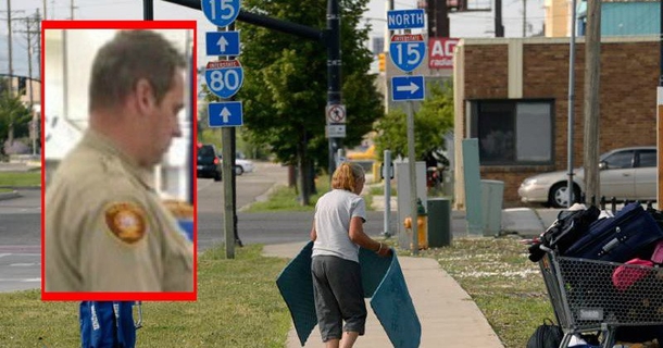 Cop Spots Homeless Woman On Quiet Road, Shocked By What’s At Her Feet - picture 2