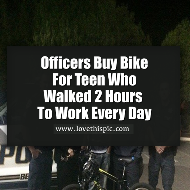 Cops approach teen in middle of night. Then he says he’s walking “5 hours home from work”