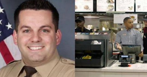 Cops Go To Pick Up Food For Greiving Family Of Deceased Officer, Are Met By This Cashier - picture 4