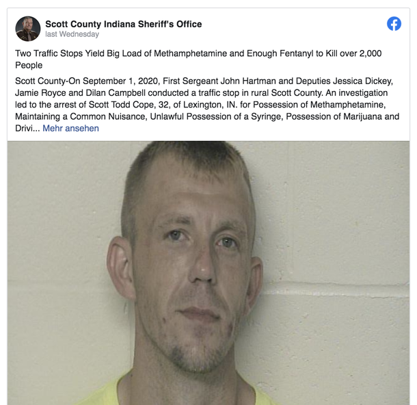 Cops make two traffic stops in one day that leads to seizure of ‘enough fentanyl to kill over 2,000 people’ - picture 2