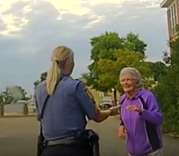 Cops Notices 92-Year-Old Woman Making A Scene; Cop Grabs Her And The Unexpected Happens - picture 4