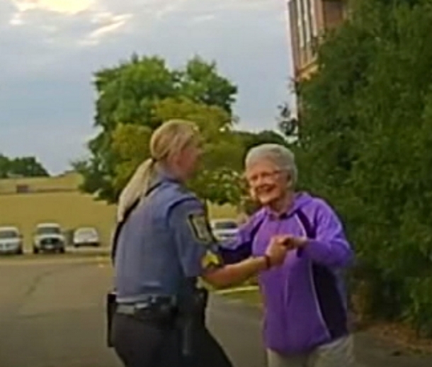 Cops Notices 92-Year-Old Woman Making A Scene; Cop Grabs Her And The Unexpected Happens - picture 5