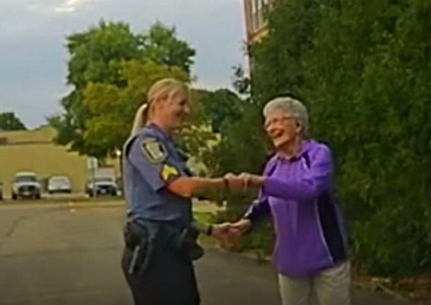Cops Notices 92-Year-Old Woman Making A Scene; Cop Grabs Her And The Unexpected Happens - picture 6