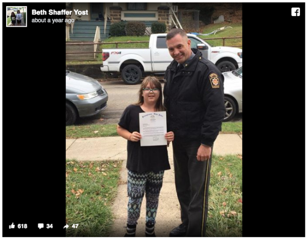 Cops receive letter from an 9-year-old girl – whats discovered inside has them speechless - picture 2