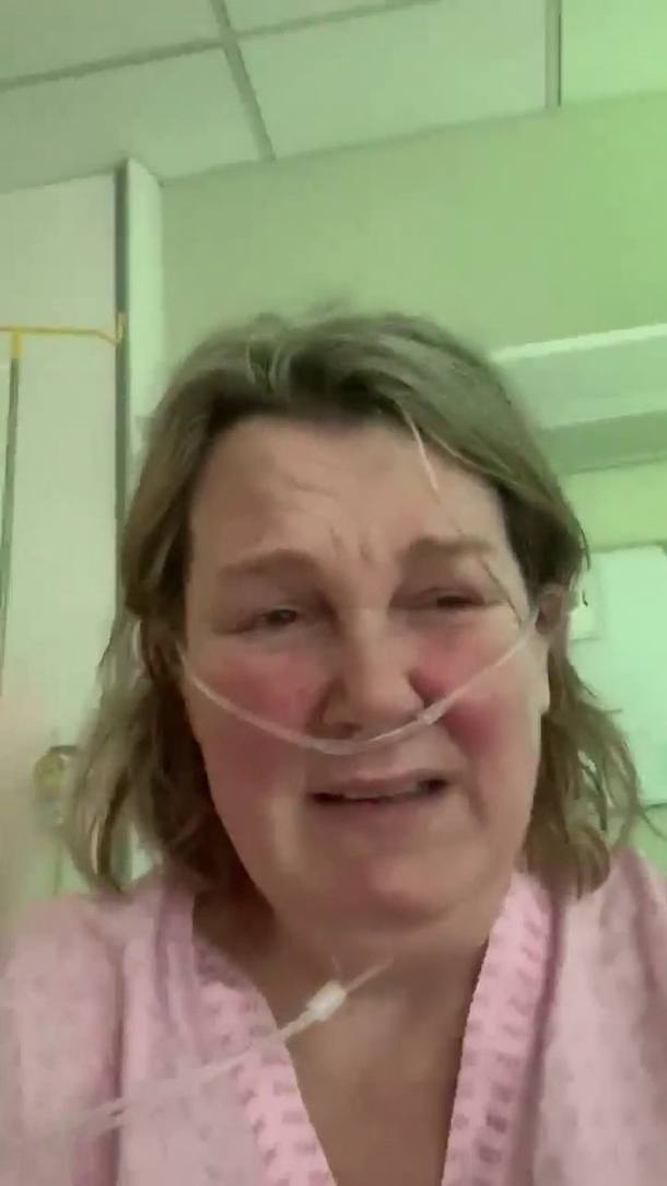 Coronavirus victim sends a tearful plea from hospital bed where she's struggling to breathe - picture 2