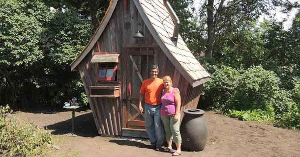 Couple Buys Small, Tiny Cabin, Transforms It Into Something Straight Out Of A Fairytale - picture 16