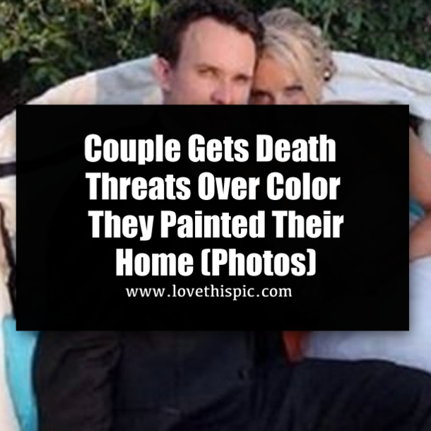 Couple Gets Death Threats Over Color They Painted Their Home (Photos)