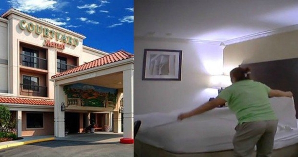 Couple Hears Crinkle Under Hotel Room Sheets, Disturbed By What They Find - picture 2