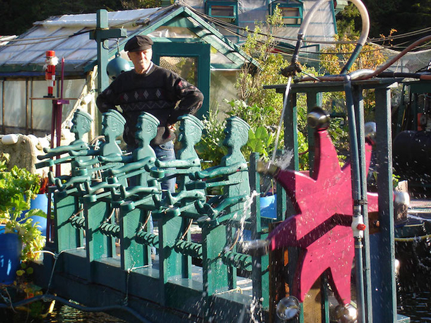 Couple Lives Off-the-Grid In A Floating Self Sustaining Home - picture 9