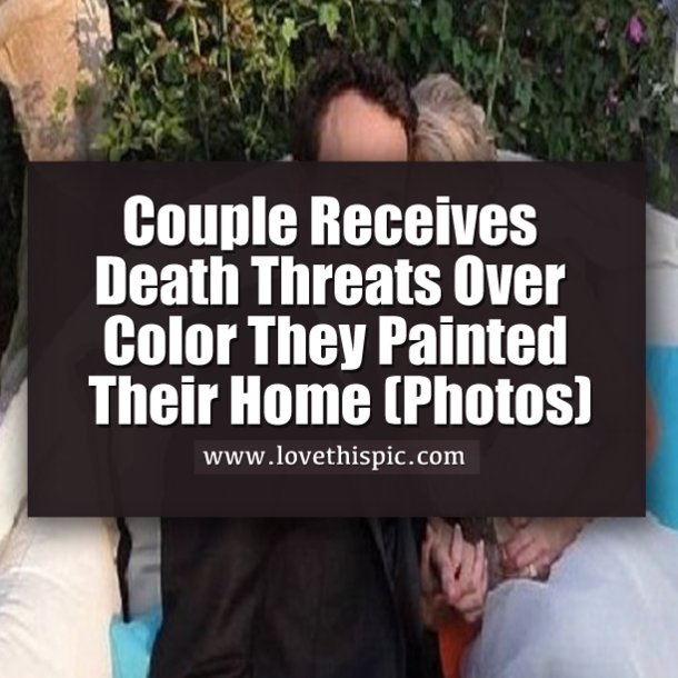 Couple Receives Death Threats Over Color They Painted Their Home