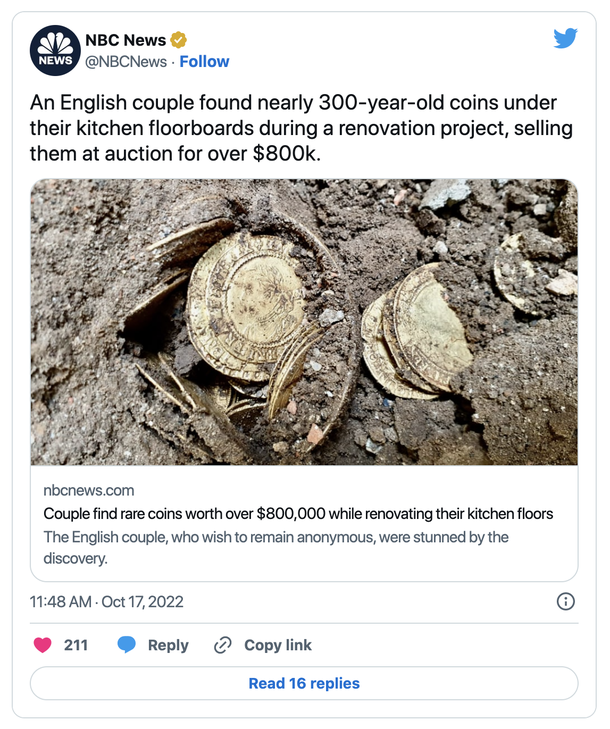 Couple renovates kitchen floor and discovers over $850,000 worth of rare coins - picture 2