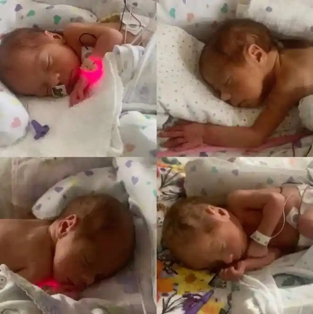 Couple welcomes rare identical quadruplet girls - Truly Four of a kind! - picture 4