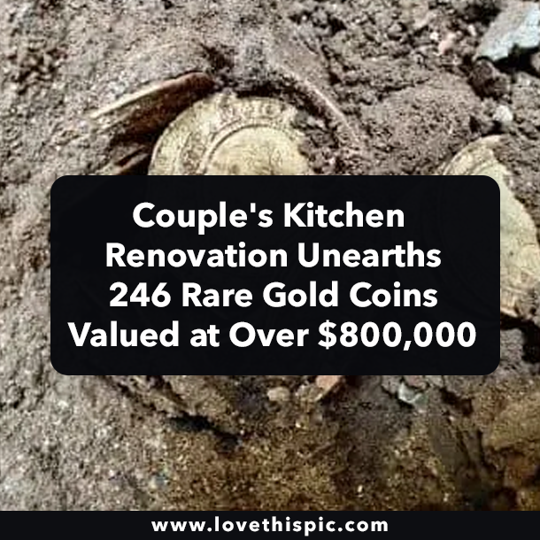 Couple's Kitchen Renovation Unearths 246 Rare Gold Coins Valued at Over $800,000
