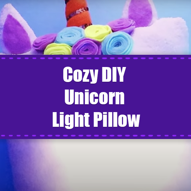 Cozy DIY Unicorn Light Pillow