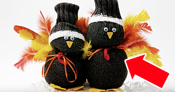 Craft Adorable Sock Turkeys for Thanksgiving! - picture 2