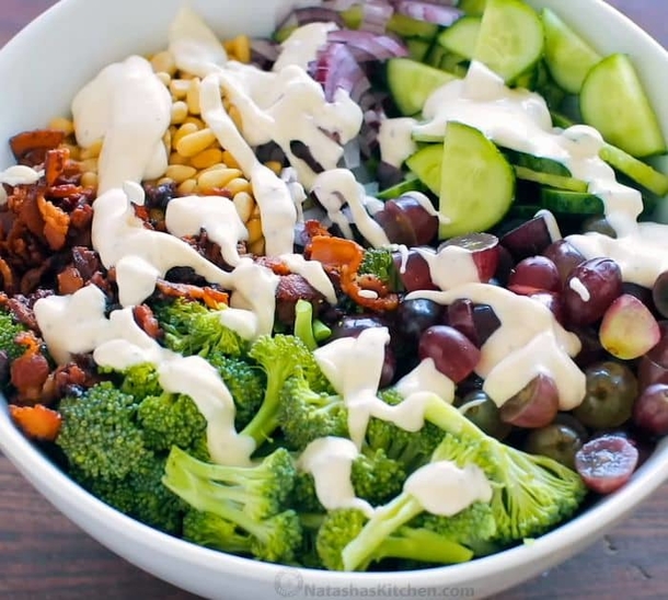 Creamy Broccoli Grape Salad That's as Healthy as It Is Delicious - picture 3