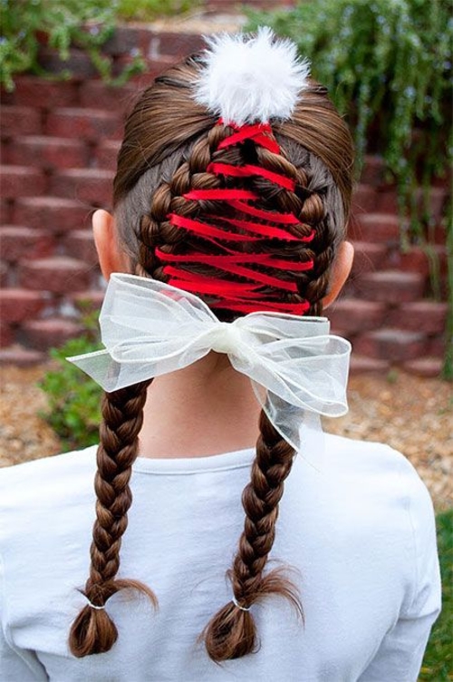 Creative And Cute Christmas Hairstyles For Women