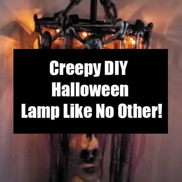 Creepy DIY Halloween Lamp Like No Other!