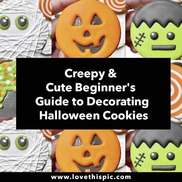 Creepy & Cute Beginner's Guide to Decorating Halloween Cookies