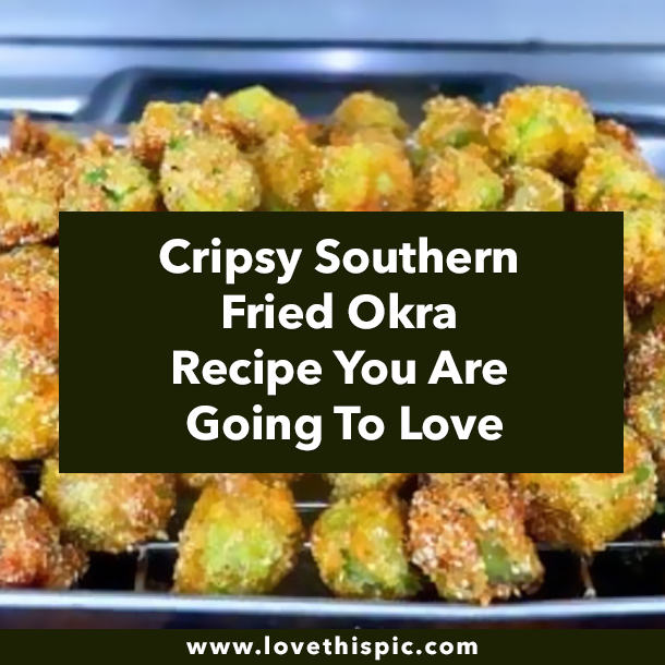 Cripsy Southern Fried Okra Recipe You Are Going To Love