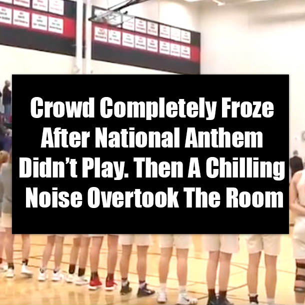 Crowd Completely Froze After National Anthem Didn’t Play. Then A Chilling Noise Overtook The Room