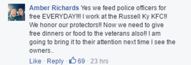 Customers Share SHOCKING Sign On KFC Window To Facebook, Police Arrive Soon After - picture 4