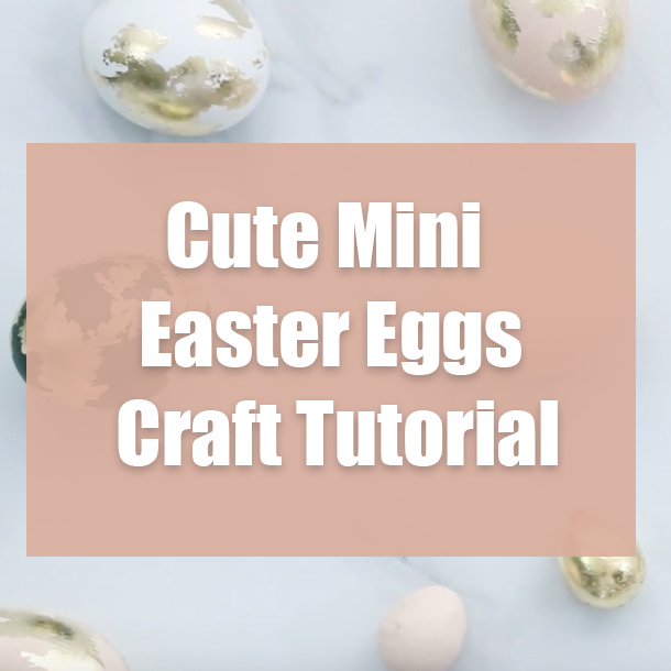 Cute Mini Easter Eggs Craft Tutorial