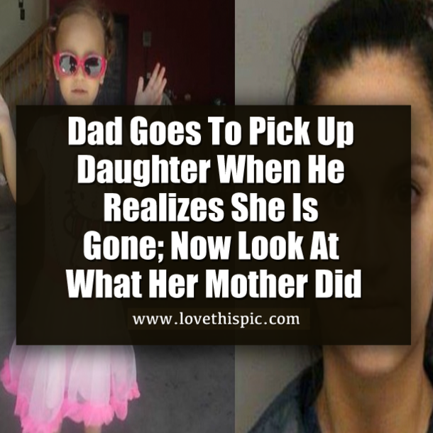 Dad Goes To Pick Up Daughter But Can’t Find Her, Then He Realizes What Mom Did