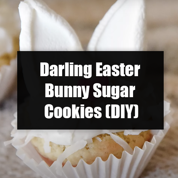 Darling Easter Bunny Sugar Cookies (DIY)