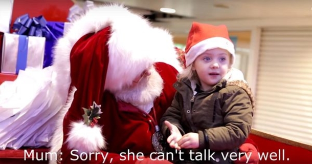 Deaf Girl Can’t Speak With Santa, So He Does Something BEAUTIFUL. Total Heartmelt. - picture 2