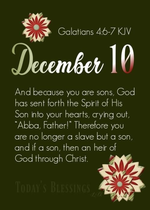 December 10 Messages For A Peaceful And Joyful Day - picture 9