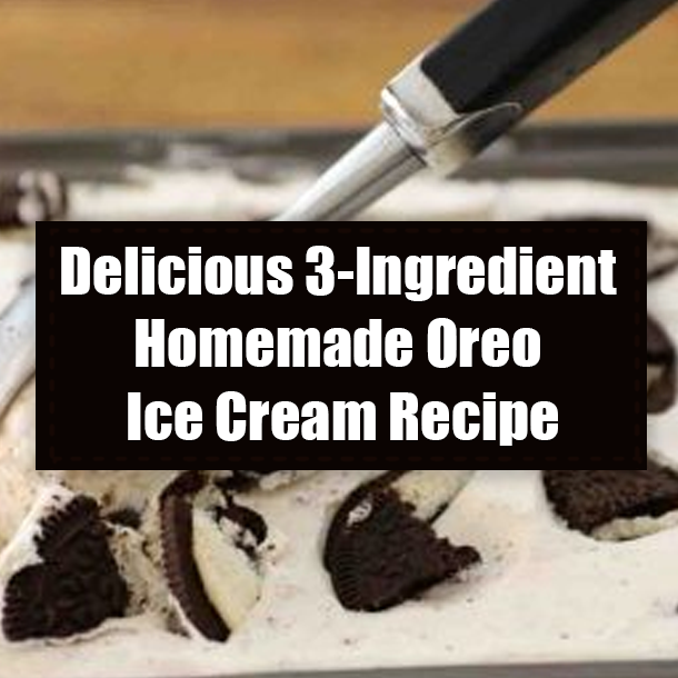 Delicious 3-Ingredient Homemade Oreo Ice Cream Recipe