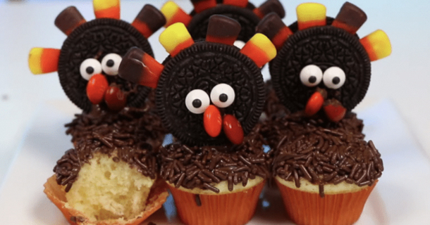 Delicious and Easy Chocolate Turkey Cupcakes for Your Holiday Feast - picture 2