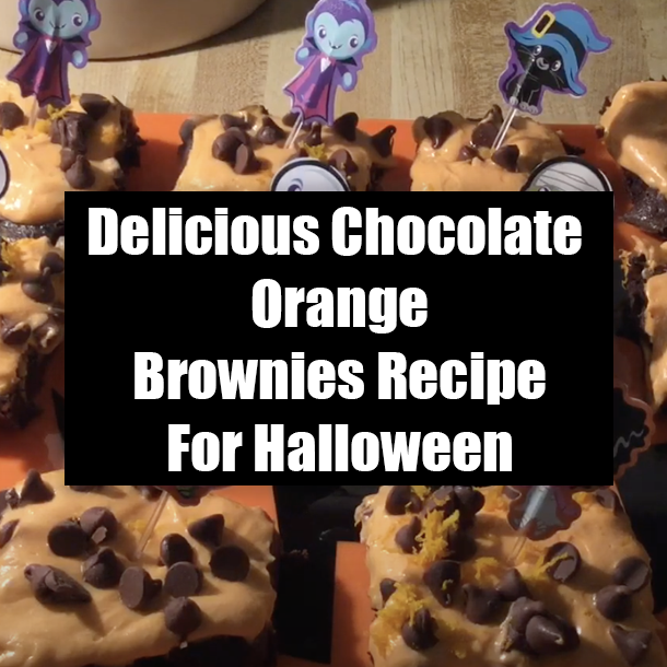 Delicious Chocolate Orange Brownies Recipe For Halloween