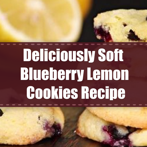 Deliciously Soft Blueberry Lemon Cookies Recipe