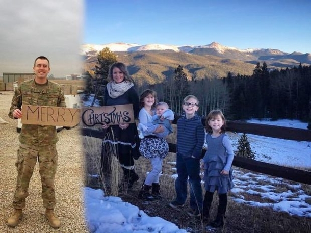 Deployed Airman’s Wife Bursts Into Tears Once She Spots What's Inside This Christmas Photo (Photos) - picture 4