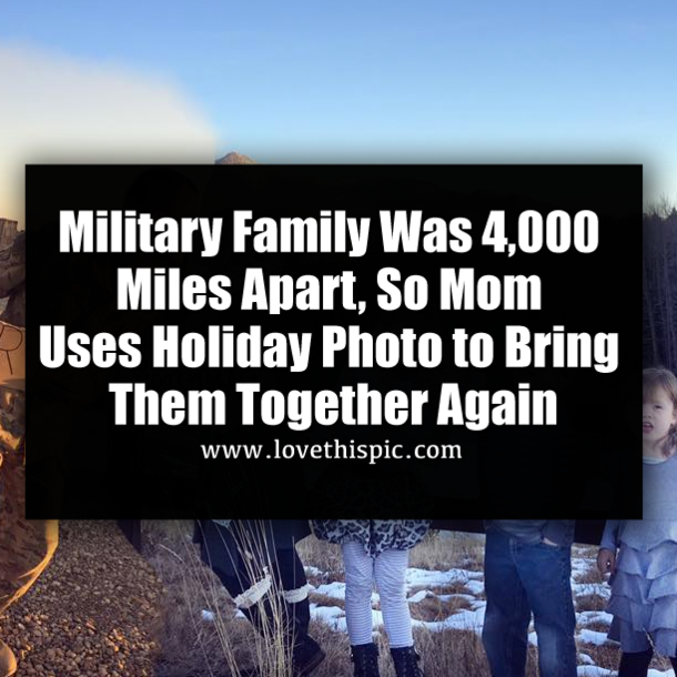 Deployed Father Is 4,000 Miles Away, Mom Has Clever Way to Bring Them Together