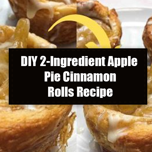 DIY 2-Ingredient Apple Pie Cinnamon Rolls Recipe