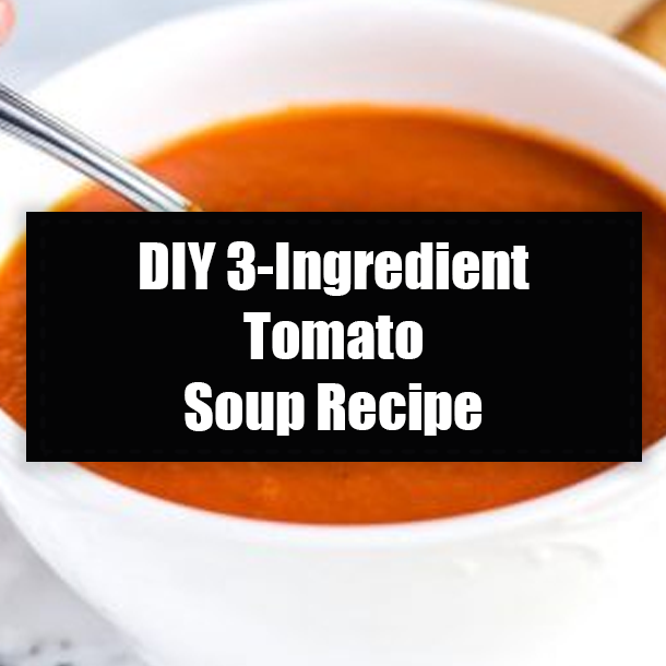 DIY 3-Ingredient Tomato Soup Recipe