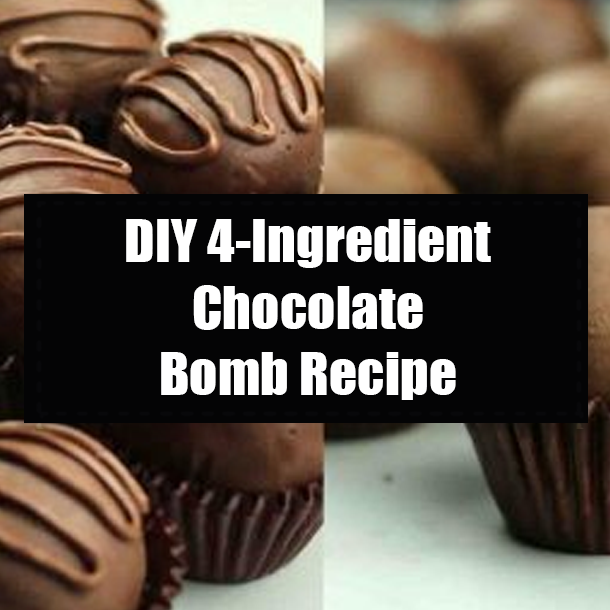 DIY 4-Ingredient Chocolate Bomb Recipe