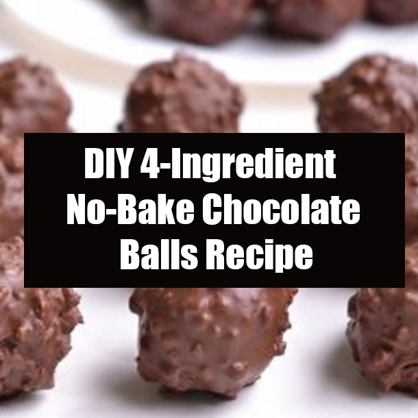 DIY 4-Ingredient No-Bake Chocolate Balls Recipe